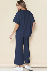 Textured Short Set - TEVQA