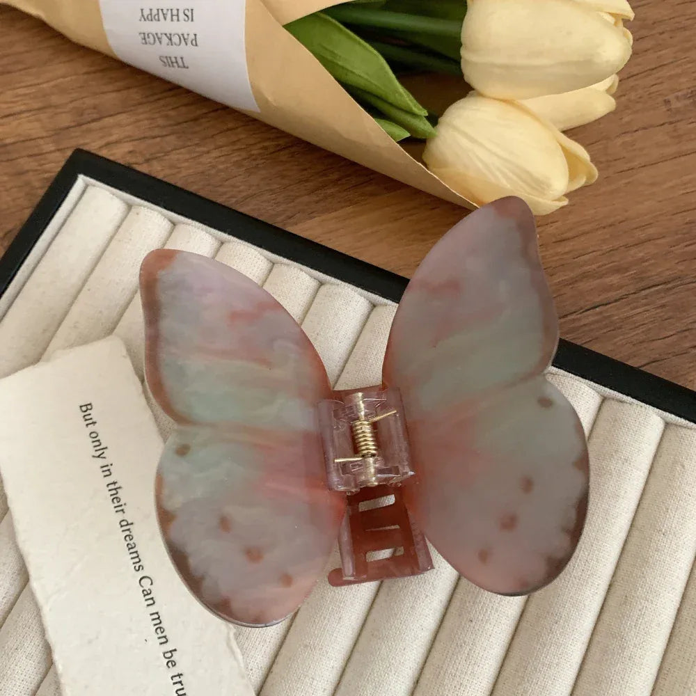 Ethereal 3D Lifelike Butterfly Hair Claw - View 8 | TEVQA