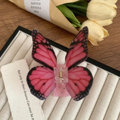 Ethereal 3D Lifelike Butterfly Hair Claw - View 9 | TEVQA
