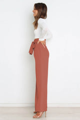 All-Matching Belted Wide-Leg Trouser | Dress In Beauty