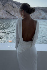 Quintina Plunging Back Maxi Dress