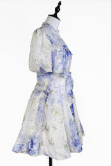 Caroline Floral Print Mini Dress