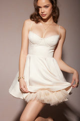 Mademoiselle Ballerina Pink Tulle Mini Dress | Dress In Beauty