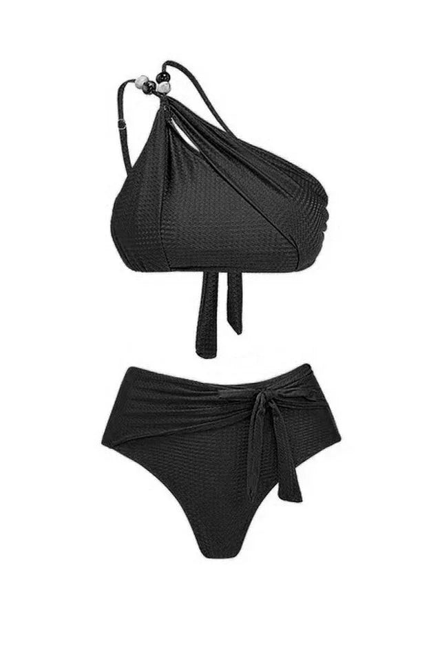 One-Shoulder Monokini Swimsuit - View 8 | TEVQA