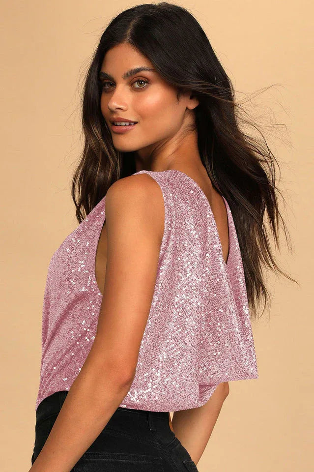 Evening of Wonder Sequin Bodysuit - View 13 | TEVQA