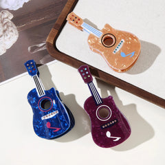 Large Acoustic Guitar Hair Claw Clip (4.5 Inch)