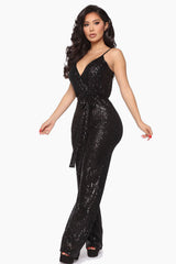Can't Hide The Shine Sequin Jumpsuit | Dress In Beauty