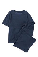 Textured Short Set - TEVQA