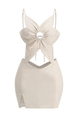 Alma Flower Detail Cut Out Midi Dress | Dress In Beauty