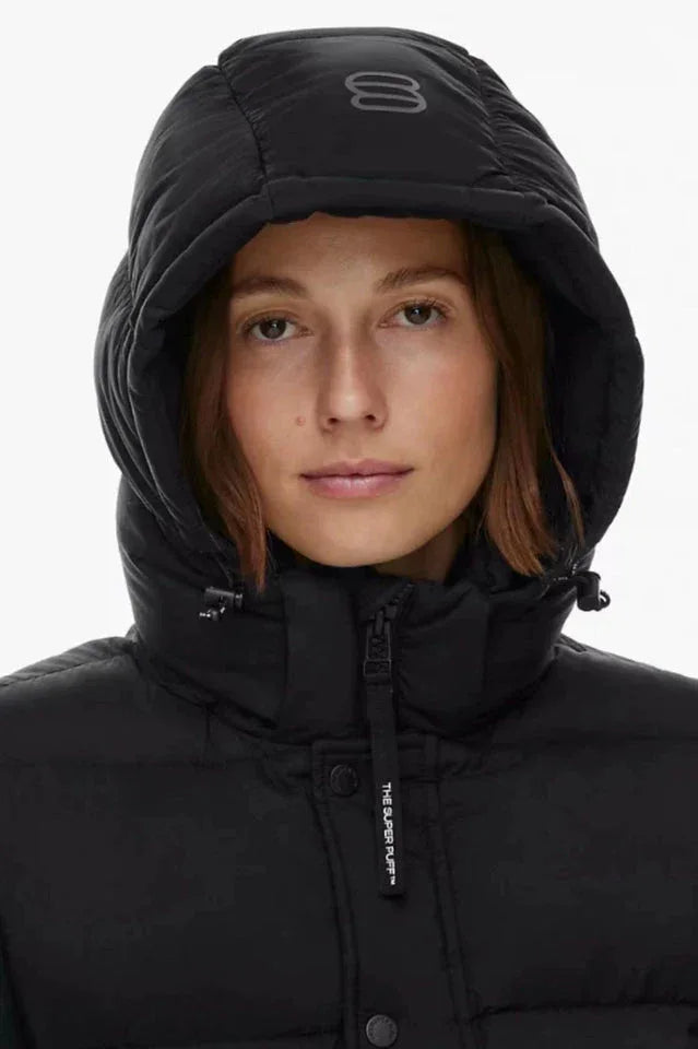Cropped Puffer Vest with Matte Finish - View 10 | TEVQA