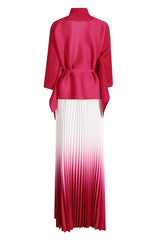 Ombre pleated two piece set - View 15 | TEVQA