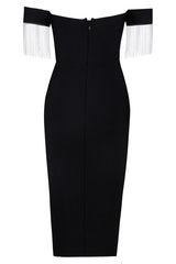 Strapless Slit Bandage Dress | Dress In Beauty