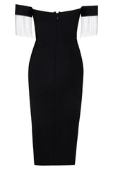 Strapless Velvet Bandage Dress - View 9 | TEVQA