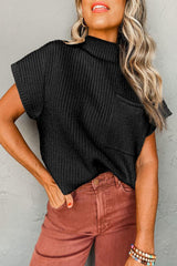 Apollo Short Sleeve Knit Sweater - TEVQA