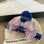 Textured Lace Bow Acetate Hair Claw (3.7 Inch) - TEVQA