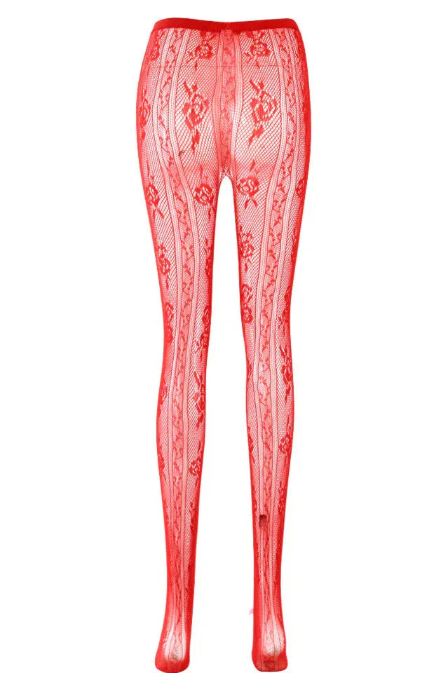 Next Level Sweetheart Lace Tights - TEVQA