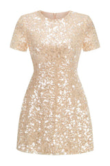 Aeisa High Waist Bubble Beads Dress - TEVQA