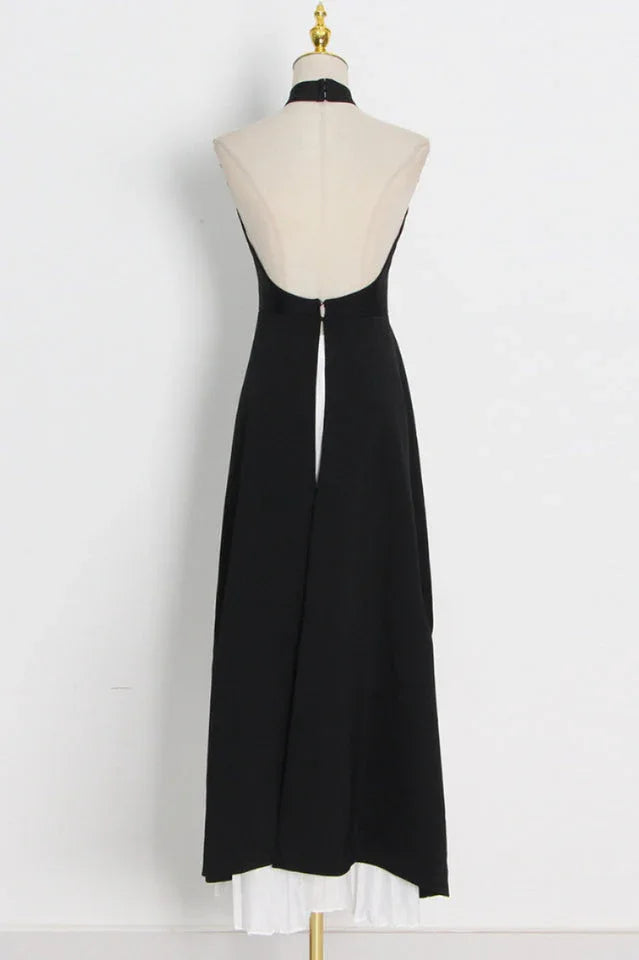 Victoria Layered Halter Gown Set - TEVQA