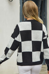 Drop Shoulder V-Neck Cardigan | Dress In Beauty