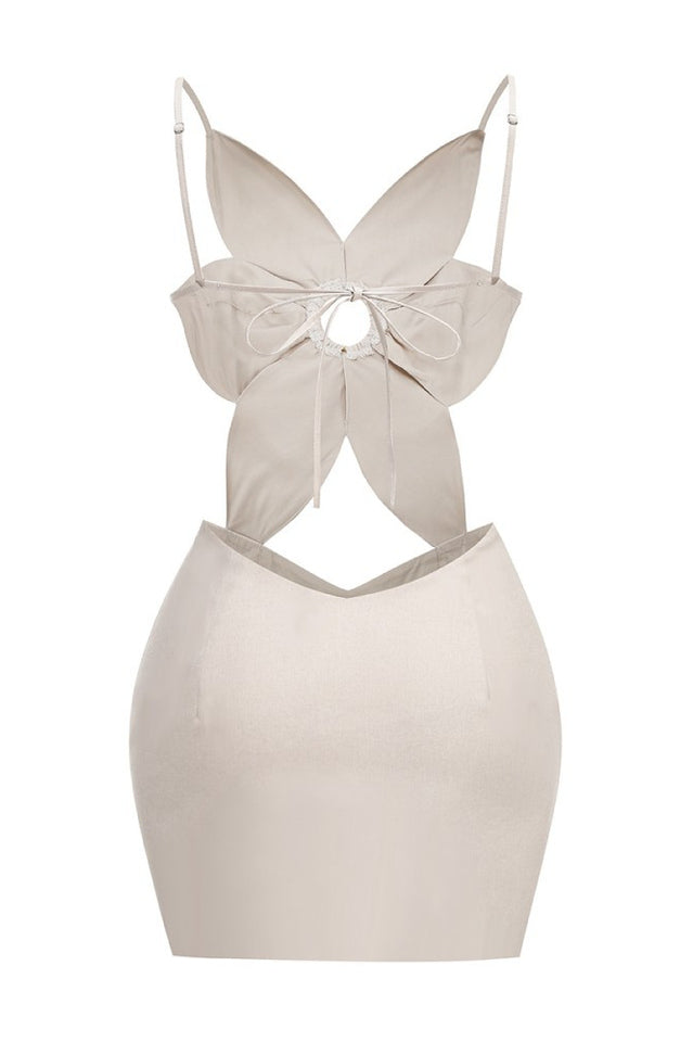 Alma Flower Detail Cut Out Midi Dress | Dress In Beauty