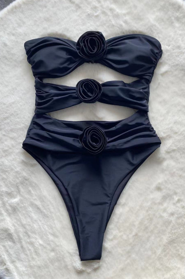 Aerie Ribbed Triple Knot One Piece Swimsuit | Dress In Beauty