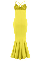 Crisscross Spaghetti Strap Fishtail Dress | Dress In Beauty