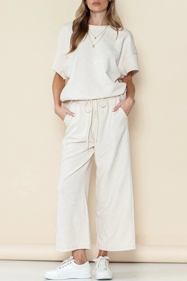 Textured Short Set - TEVQA