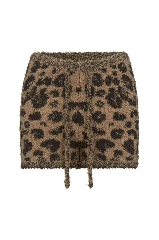 Unisex Cozy Knit Robe with Animal Ears - View 11 | TEVQA