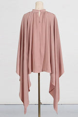 Ambrea Shawl Ruch Cutout Pants Set - TEVQA