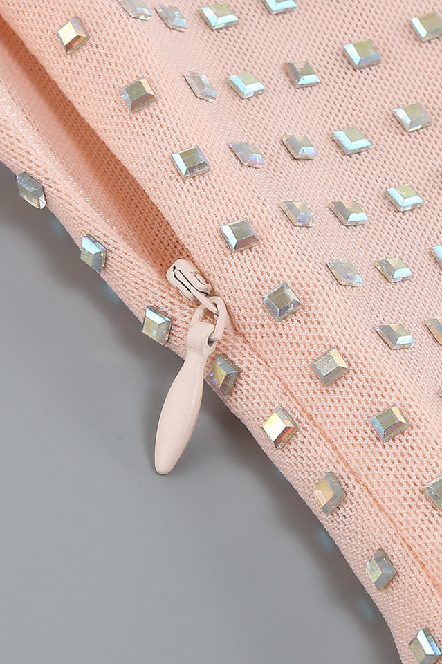 Crystal Nude Dress | Dress In Beauty
