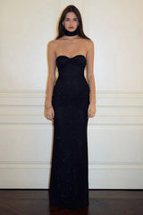 Strapless formal evening gown - View 10 | TEVQA