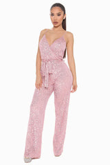 Sequin Jumpsuit - View 12 | TEVQA