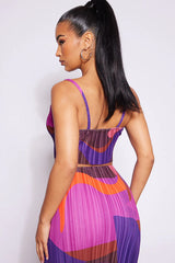 Plisse Strappy Cow Neck Top + Skirt Set | Dress In Beauty