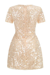 Aeisa High Waist Bubble Beads Dress - TEVQA