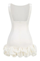 Backless Puff Dress - TEVQA