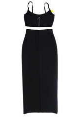 Floral Detail Two Piece Maxi Dress | Dress In Beauty