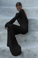 Quintina Plunging Back Maxi Dress