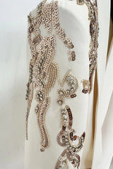 Kallie Sequin Embellished Blazer Mini Dress - View 11 | TEVQA