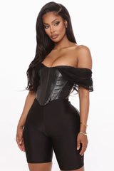Jolidon Bustier Corset Top - View 6 | TEVQA