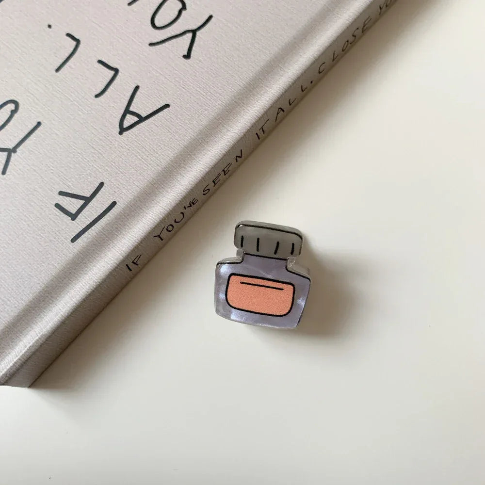 Whimsical "Kidcore" Mini Acrylic Hair Clip (1.2 Inch) - TEVQA