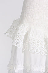 Raina White One-Shoulder Embroidered Set | Dress In Beauty