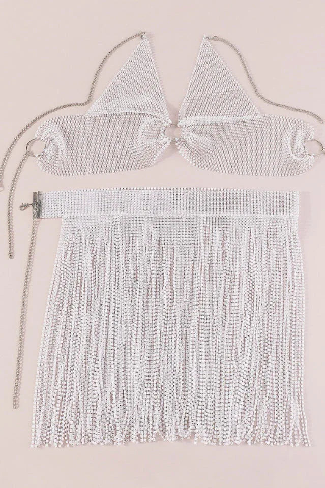 Via Metallic Two Piece Set - TEVQA