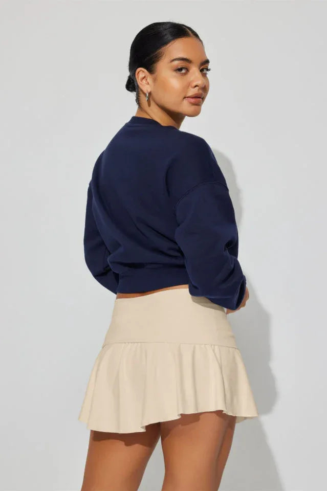 Flared skater skirt - View 14 | TEVQA