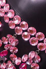 Theodore Net Rhinestone Body Chain Skirt Set | Dress In Beauty