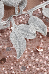 Slip Leaf Beaded Sequin Embellished Gown | Dress In Beauty