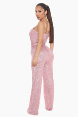 Sequin Jumpsuit - View 14 | TEVQA