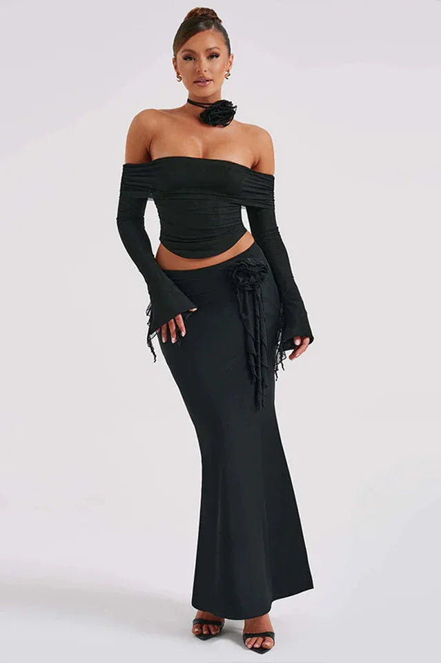 Deema Maxi Skirt Set - TEVQA