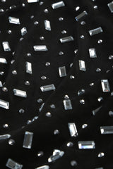 Rhinestone Cutout Mesh Maxi Gown | Dress In Beauty