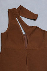 Babara One Shoulder Jumpsuit - View 6 | TEVQA