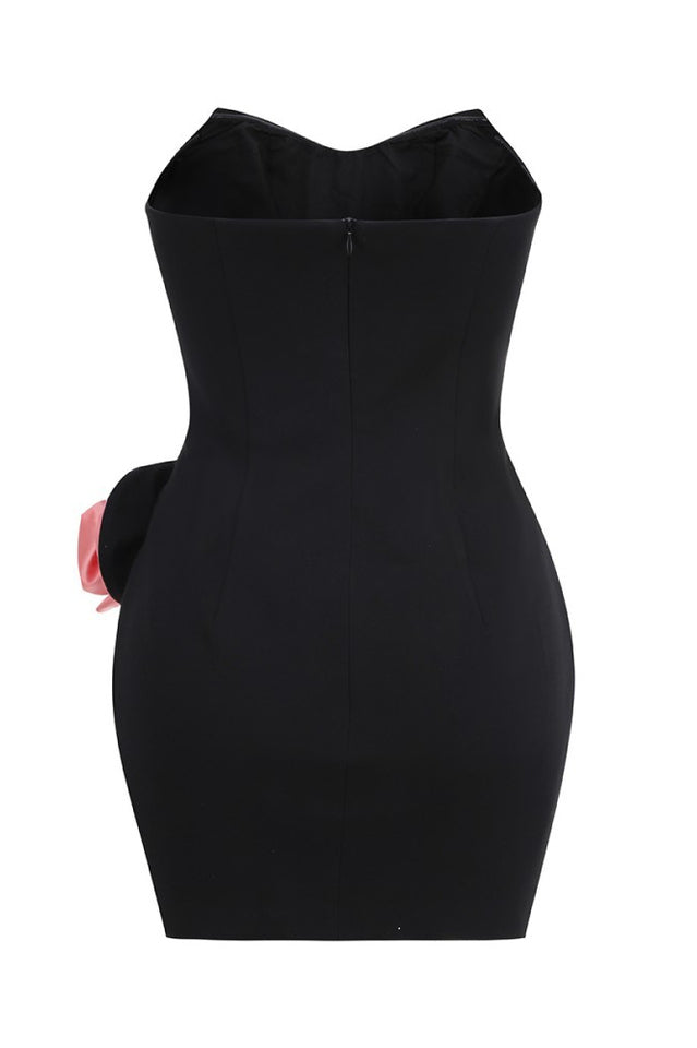 Strapless Appliqu¨¦d Cady Bustier Mini Dress | Dress In Beauty